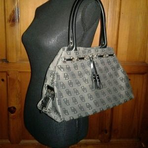 Dooney & Bourke Logos Medium Tote Handbag In EUC